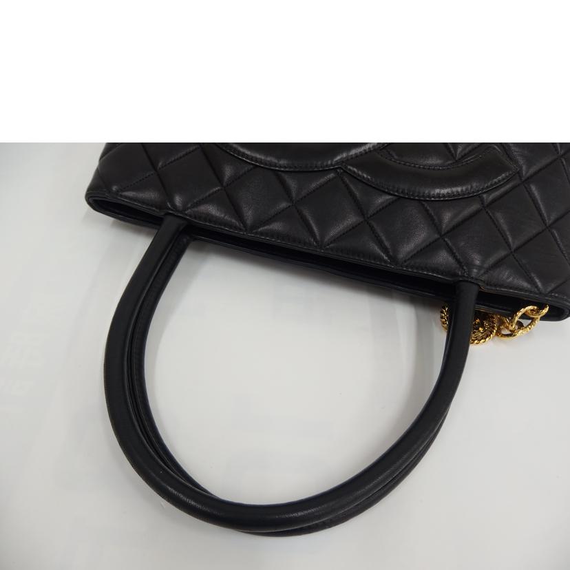 CHANEL シャネル/復刻トート/ラムスキン/黒//630****/ABランク/82