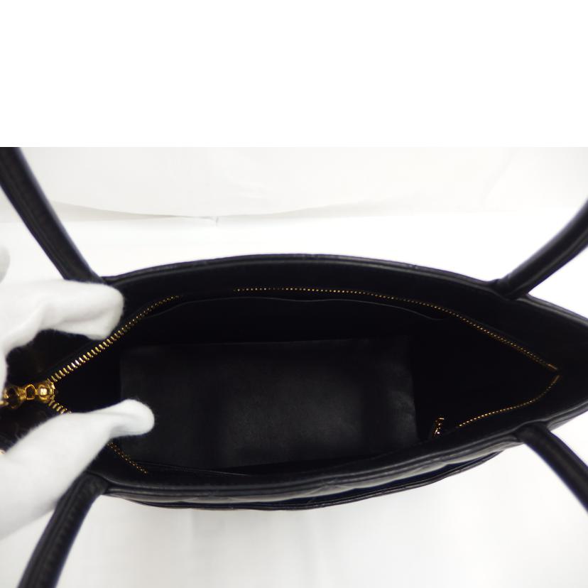 CHANEL シャネル/復刻トート/ラムスキン/黒//630****/ABランク/82