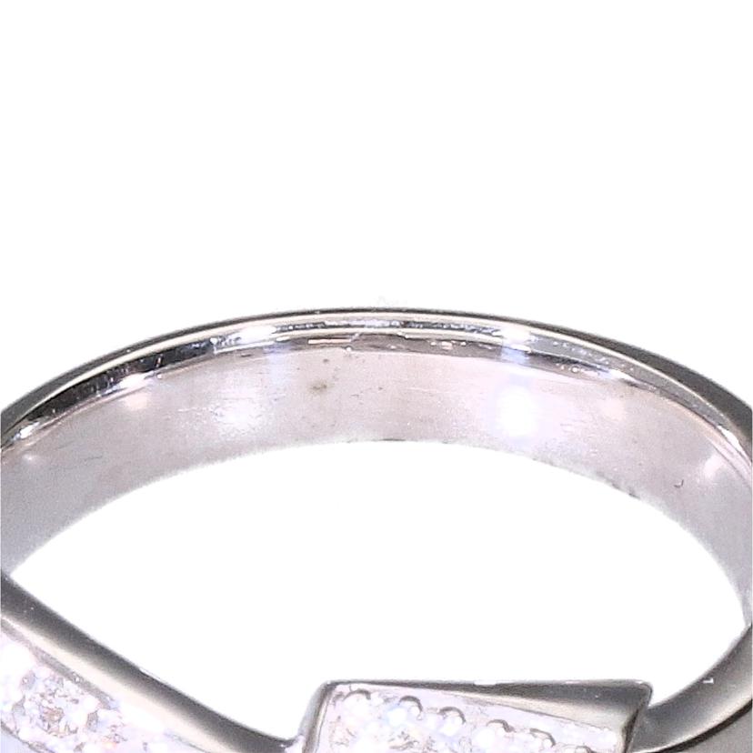 / K18WGダイヤリング0.57ct//ABランク/92