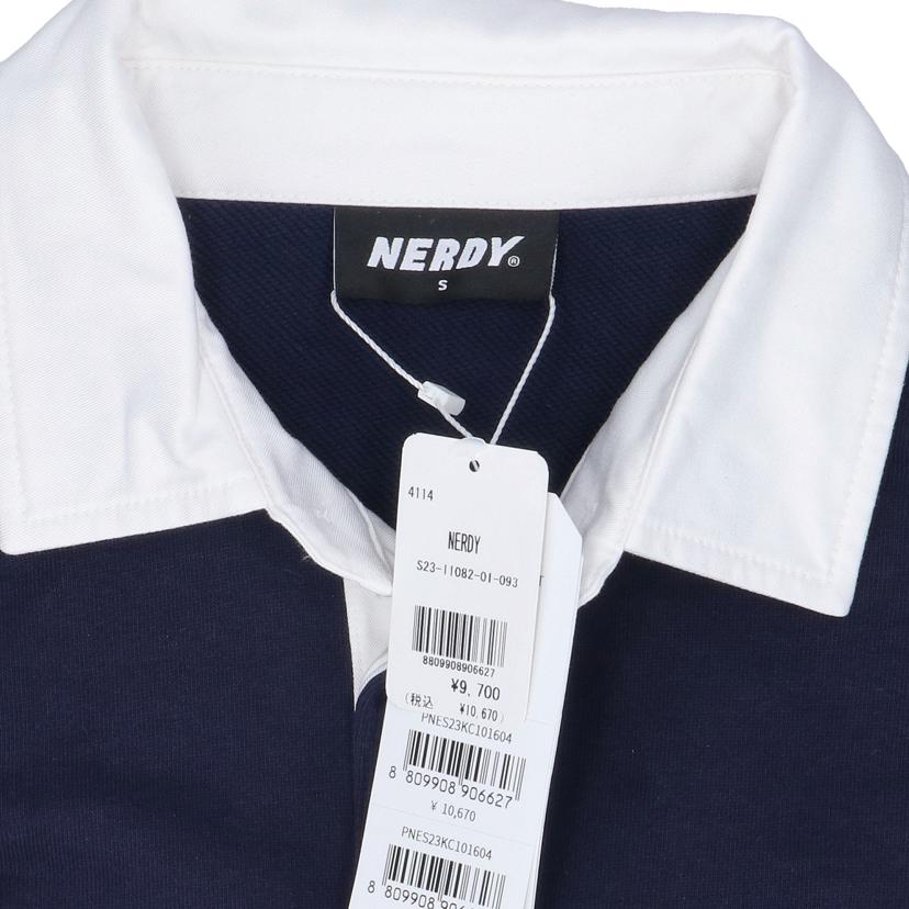 NERDY ノルディ/ラグビースウェットシャツ/PNES23KC101604//Sランク/93