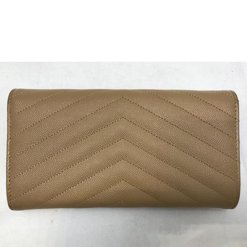 YSL サンローラン/キャビアスキン長財布/CUE372264・0119//Bランク/51