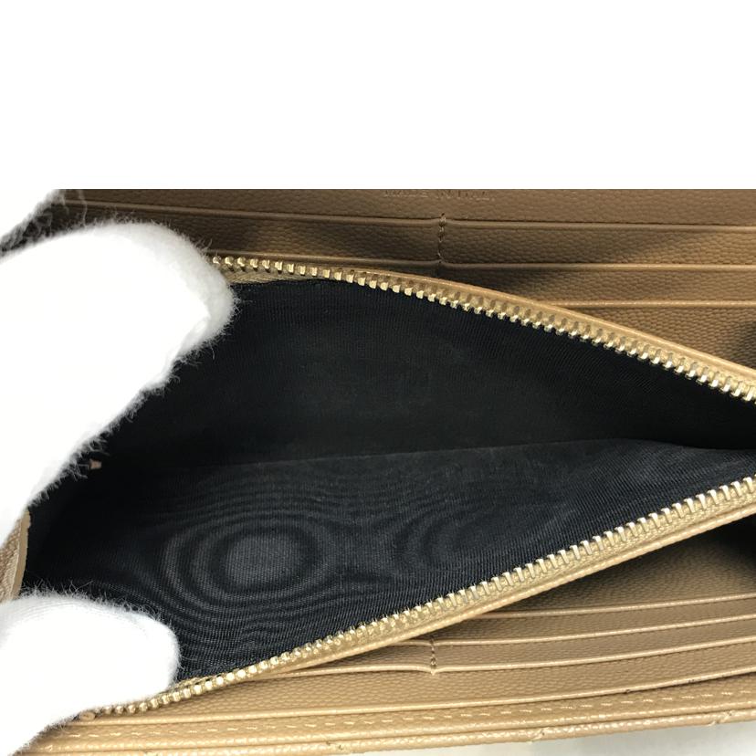 YSL サンローラン/キャビアスキン長財布/CUE372264・0119//Bランク/51
