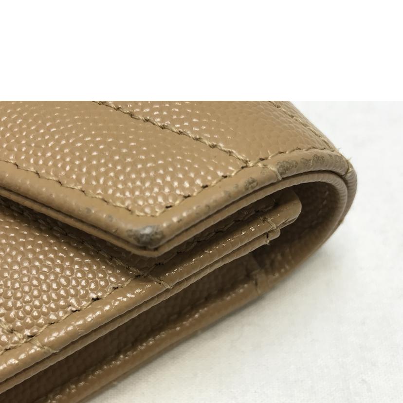 YSL サンローラン/キャビアスキン長財布/CUE372264・0119//Bランク/51