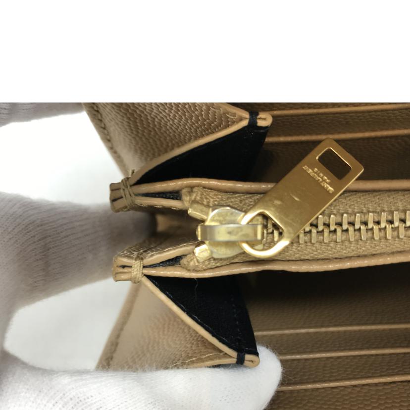 YSL サンローラン/キャビアスキン長財布/CUE372264・0119//Bランク/51