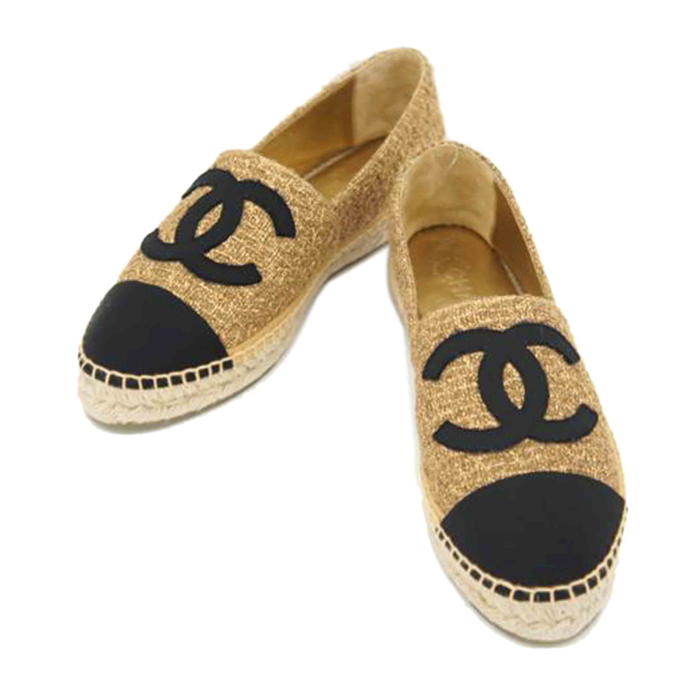 CHANEL シャネル/ココマークエスパドリーユフラットシューズ//BG2****/SAランク/78