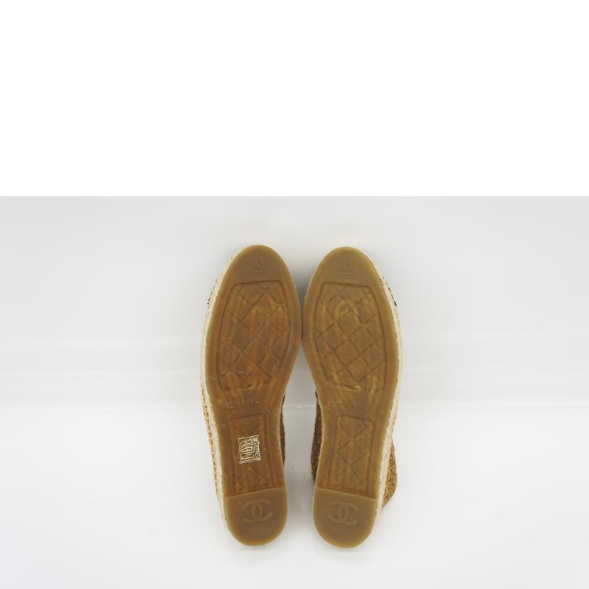 CHANEL シャネル/ココマークエスパドリーユフラットシューズ//BG2****/SAランク/78