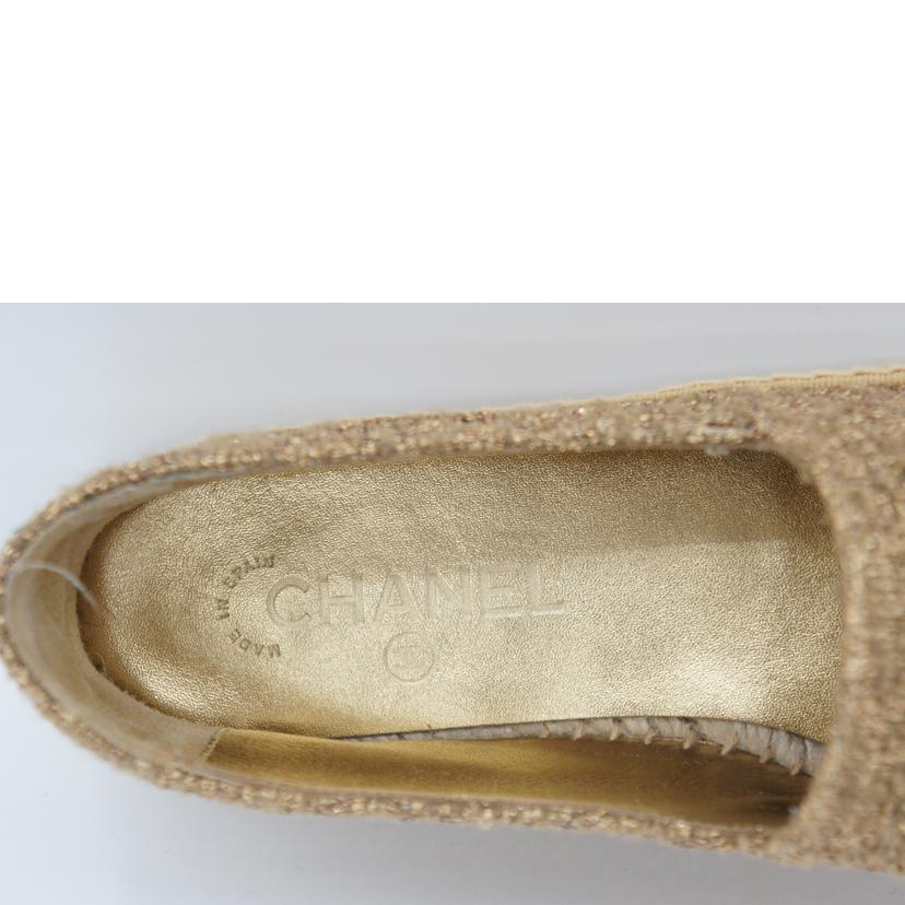 CHANEL シャネル/ココマークエスパドリーユフラットシューズ//BG2****/SAランク/78