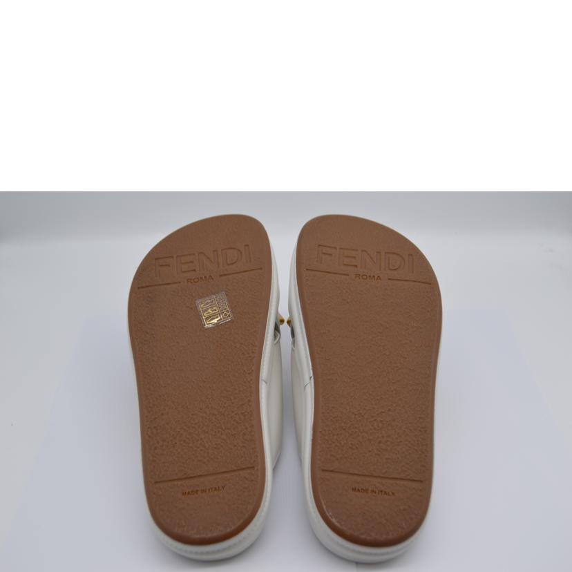 FENDI フェンディ/メタルロゴフラットサンダル/24.0cm(37 1/2)/7353//Sランク/89