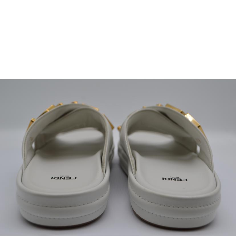 FENDI フェンディ/メタルロゴフラットサンダル/24.0cm(37 1/2)/7353//Sランク/89