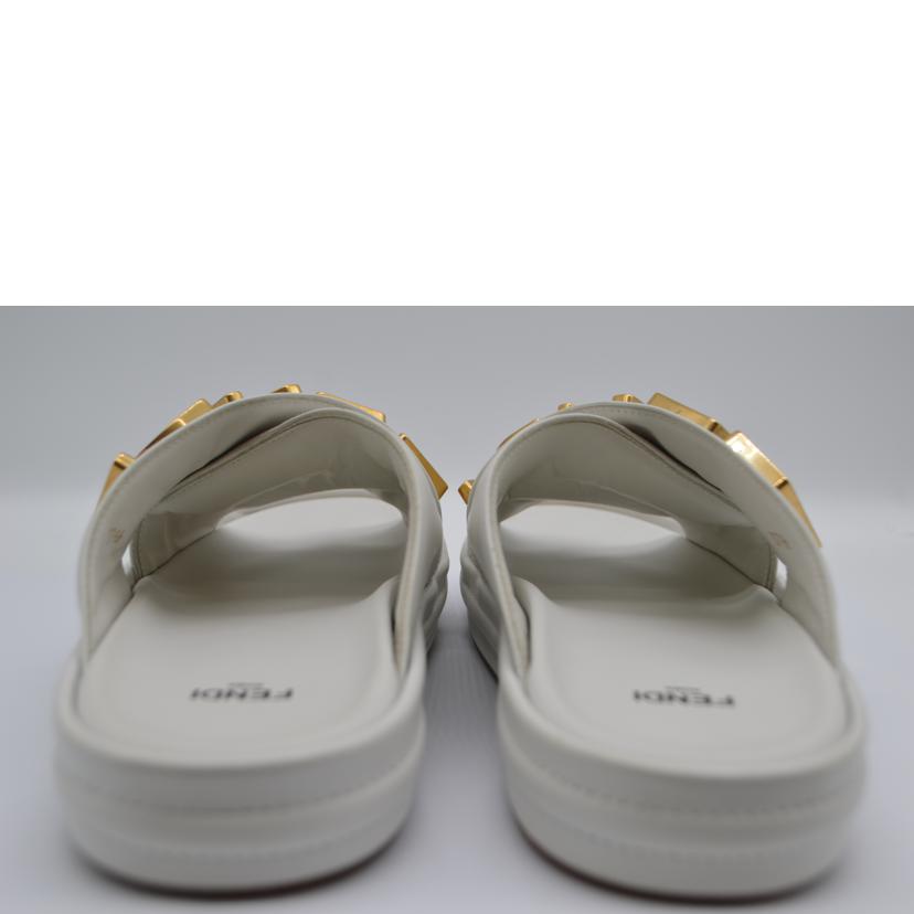 FENDI フェンディ/メタルロゴフラットサンダル/24.0cm(37 1/2)/7353//Sランク/89