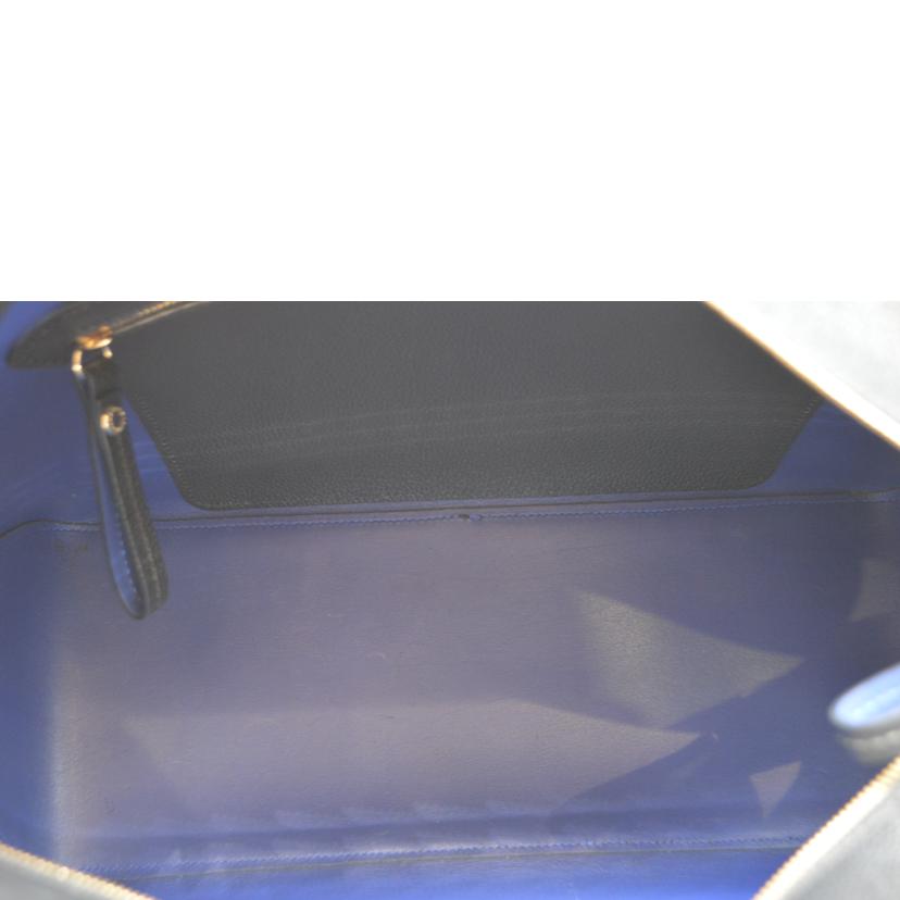 LONG CHAMP ロンシャン/ル・フローネシティレザートート/ブラック//ABランク/89