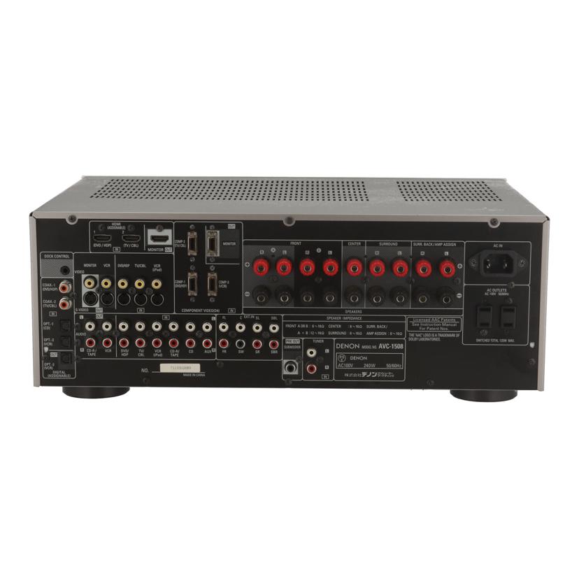 DENON デノン /AVアンプ/AVC-1508//7113302689/Bランク/05