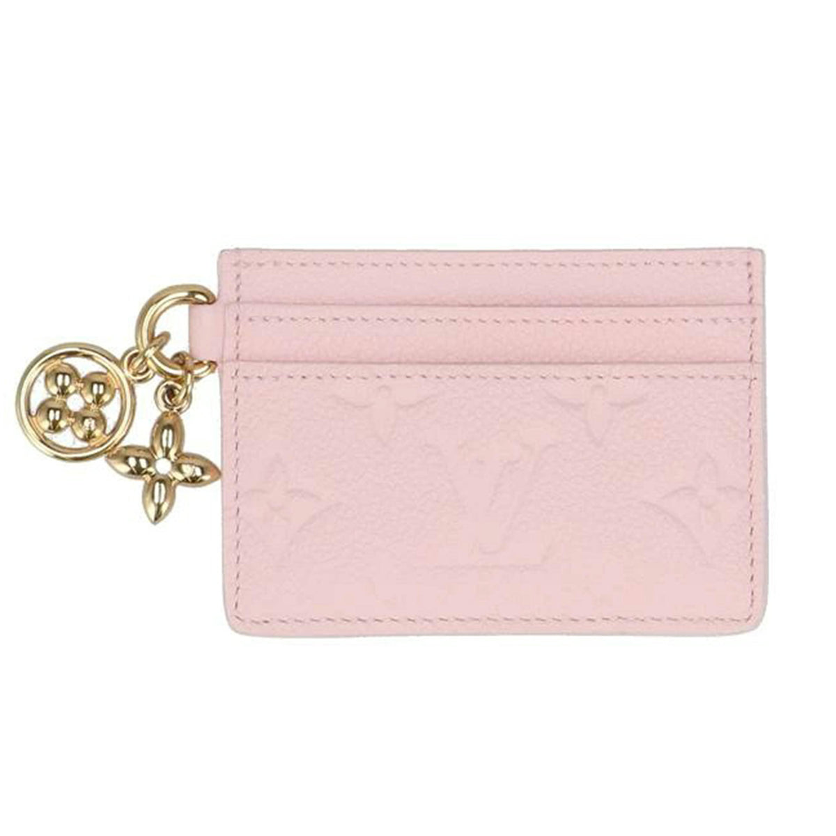 LOUIS VUITTON ルイヴィトン/カードケース・ポルトカルト・LOUIS VUITTONチャーム/アンプラント/M27888//RFI*/Aランク/91