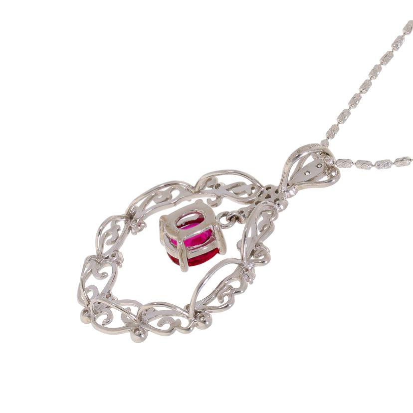 /◎K18WGルビーNC1.03/0.21//ABランク/59