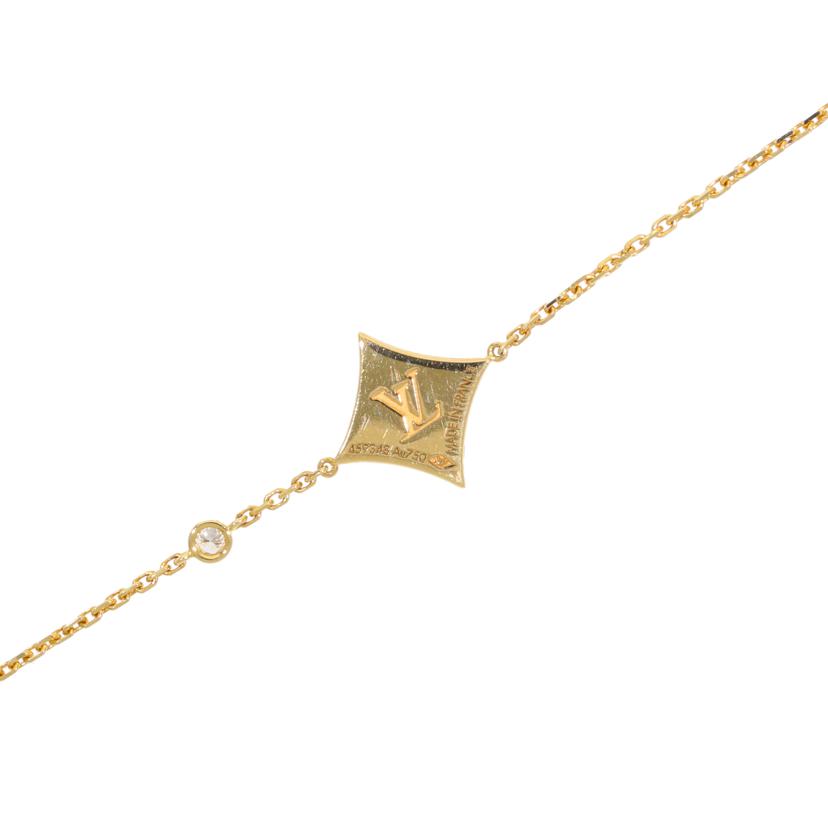 LV ルイヴィトン/ターコイズダイヤスターブレスAu750//459348/Aランク/78