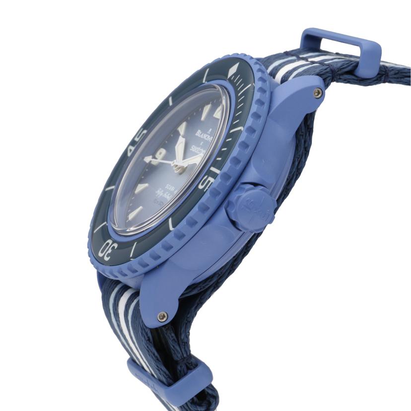 BLANCPAIN×swatch ブランパン×スウォッチ/フィフティファゾムス・アトランティックオーシャン/自動巻/SO35A100//SAランク/18