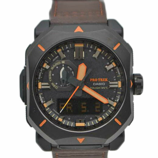 CASIO カシオ/PRO TREK クライマーライン電波ソーラーデイト/PRW-6900YL//202*****/Aランク/89