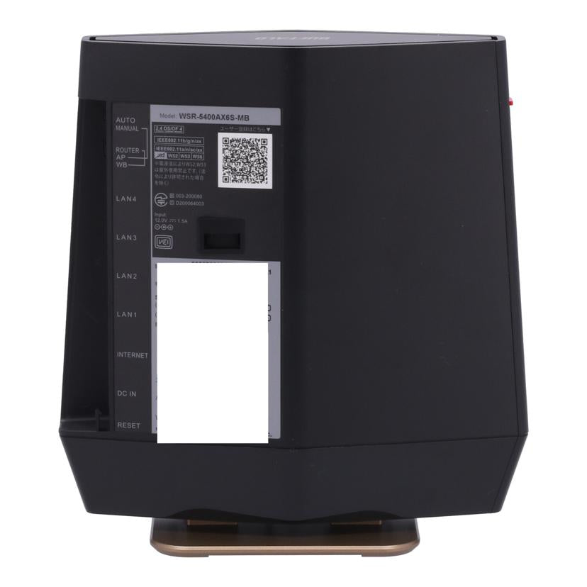 BUFFALO バッファロー /無線LANルーター/WSR-5400AX6S//20587220913784/Bランク/67