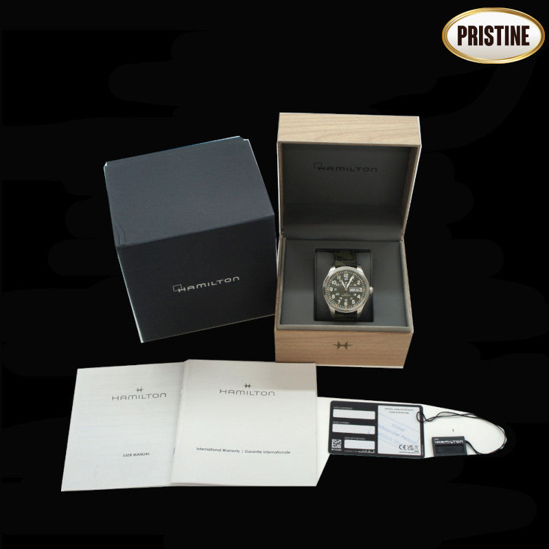 HAMILTON ハミルトン/カーキフィールド・デイデイト/メンズ自動巻/H705350//YT2******/SAランク/89