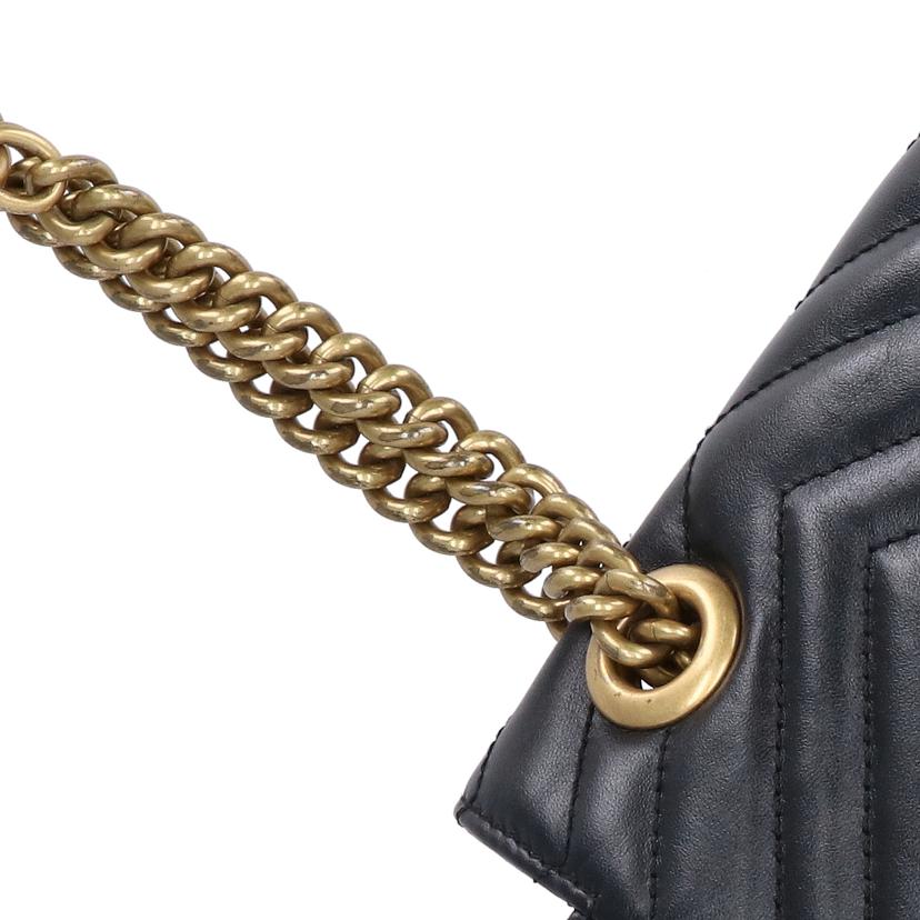 GUCCI グッチ/GGマーモントチェーンショルダー/443497//891***/ABランク/93