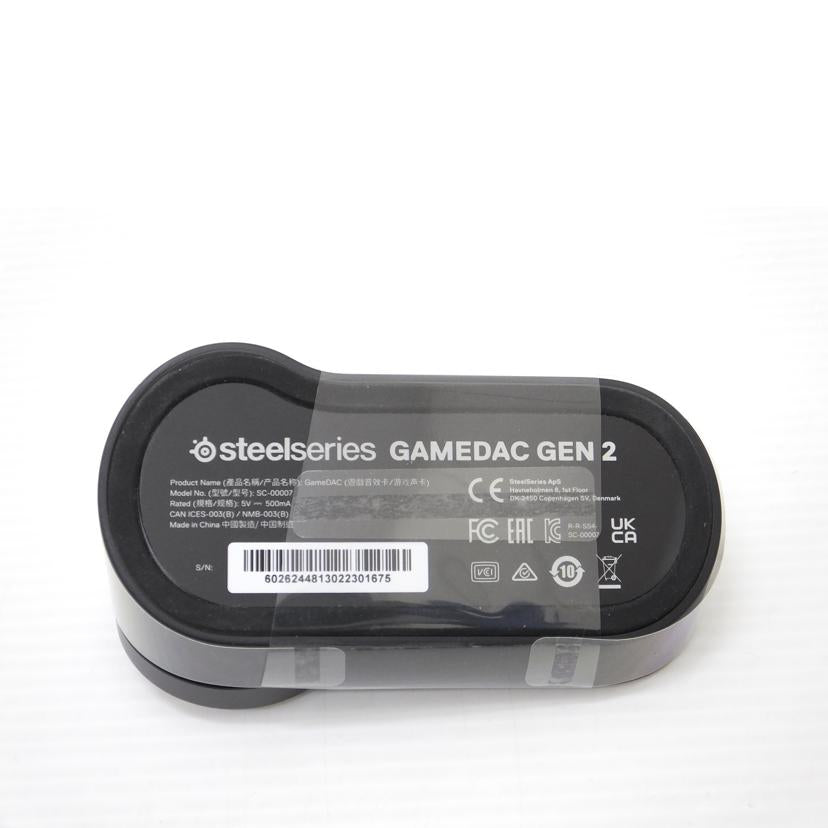 Steelseries Steelseries/GAMEDAC GEN2/GAMEDAC GEN2//6026244813022301675/ABランク/88