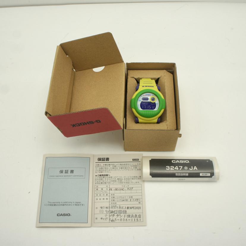 CASIO カシオ/G-SHOCK/ジェイソン復刻モデル/G-001HC-3JF//324*/SAランク/85