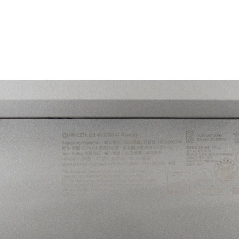 hp ヒュ-レットパッカ-ド/4K UHD 液晶モニタ-/Z27k G3//ABランク/75