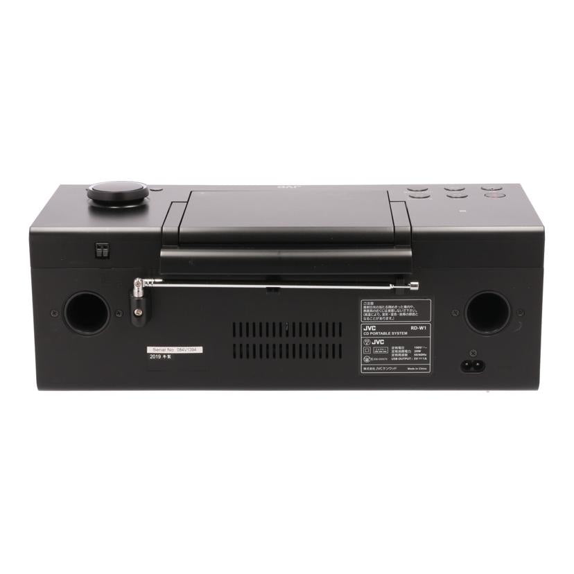 JVC JVCケンウッド/CDポータブルシステム/RD-W1//084V1394/Bランク/77