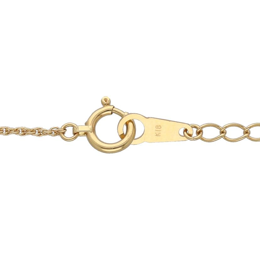 TASAKI/田崎真珠/K18パールダイヤネックレス0.04ct//45cm/Aランク/75