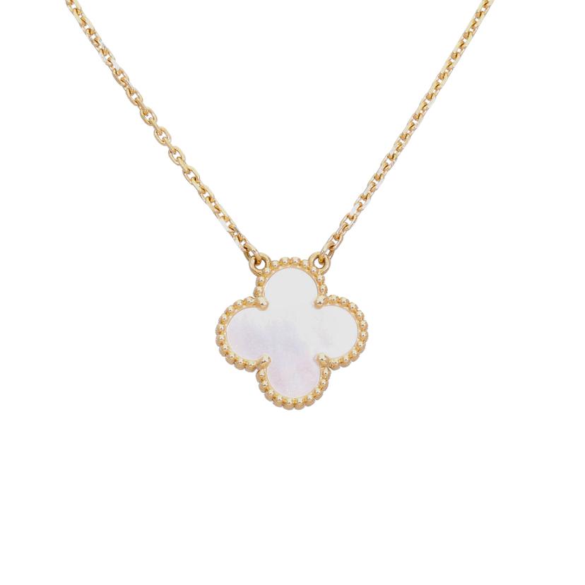 VCA ヴァンクリーフ&アーペル/AU750ヴィンテージアルハンブラシェルネックレス/VCARA45900//JD653978/Aランク/77