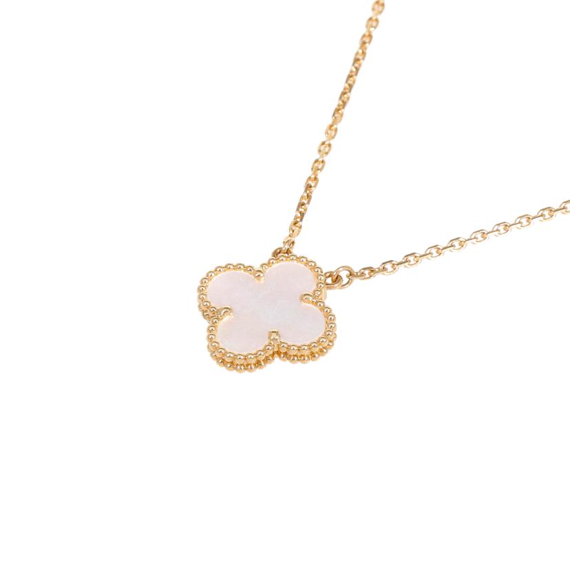 VCA ヴァンクリーフ&アーペル/AU750ヴィンテージアルハンブラシェルネックレス/VCARA45900//JD653978/Aランク/77