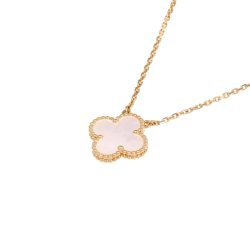 VCA ヴァンクリーフ&アーペル/AU750ヴィンテージアルハンブラシェルネックレス/VCARA45900//JD653978/Aランク/77