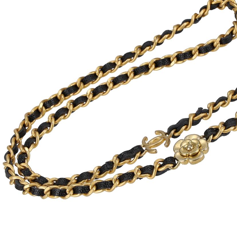 CHANEL シャネル/キャビアスキン/カメリアロングチェーンショルダー/ウォレット//NG2*****/SAランク/91