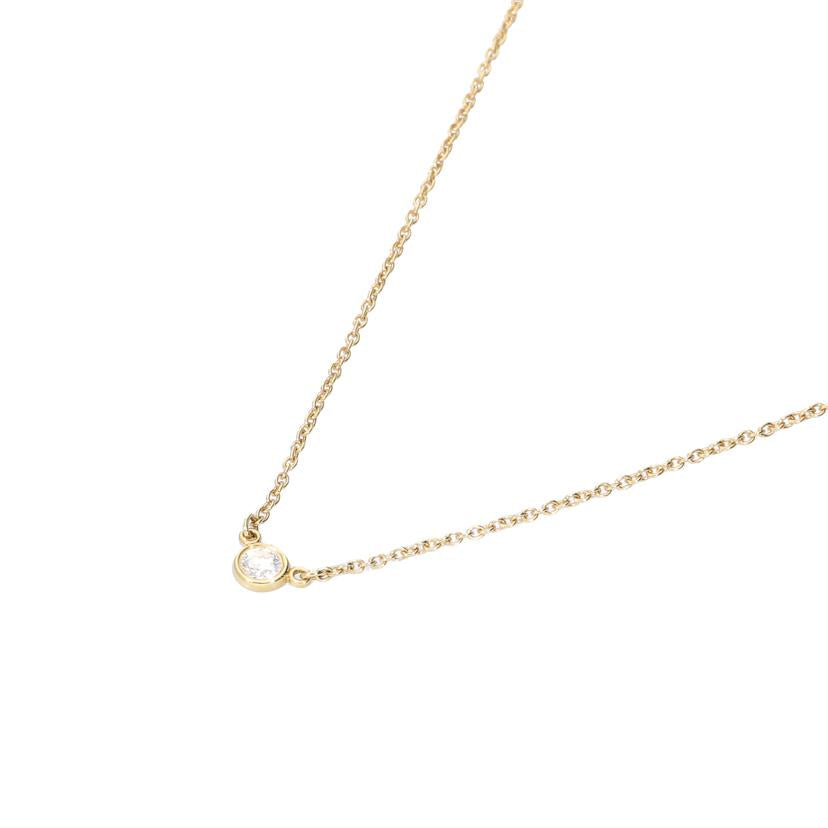 TIFFANY&Co. ティファニー/Au750YGバイザヤードダイヤネックレス//40.5cm/Aランク/75