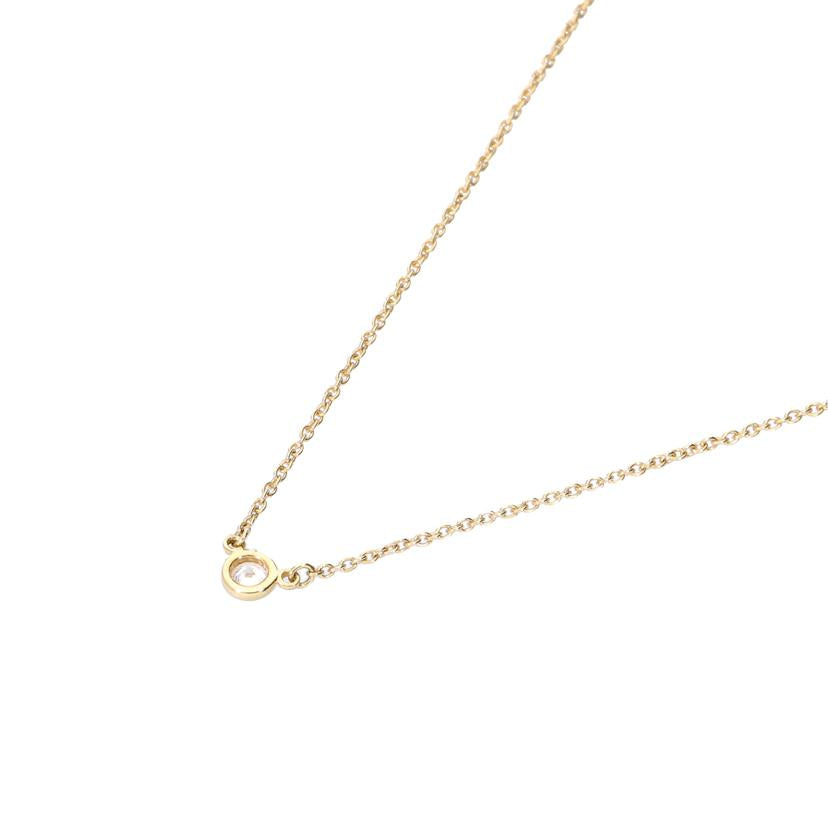 TIFFANY&Co. ティファニー/Au750YGバイザヤードダイヤネックレス//40.5cm/Aランク/75