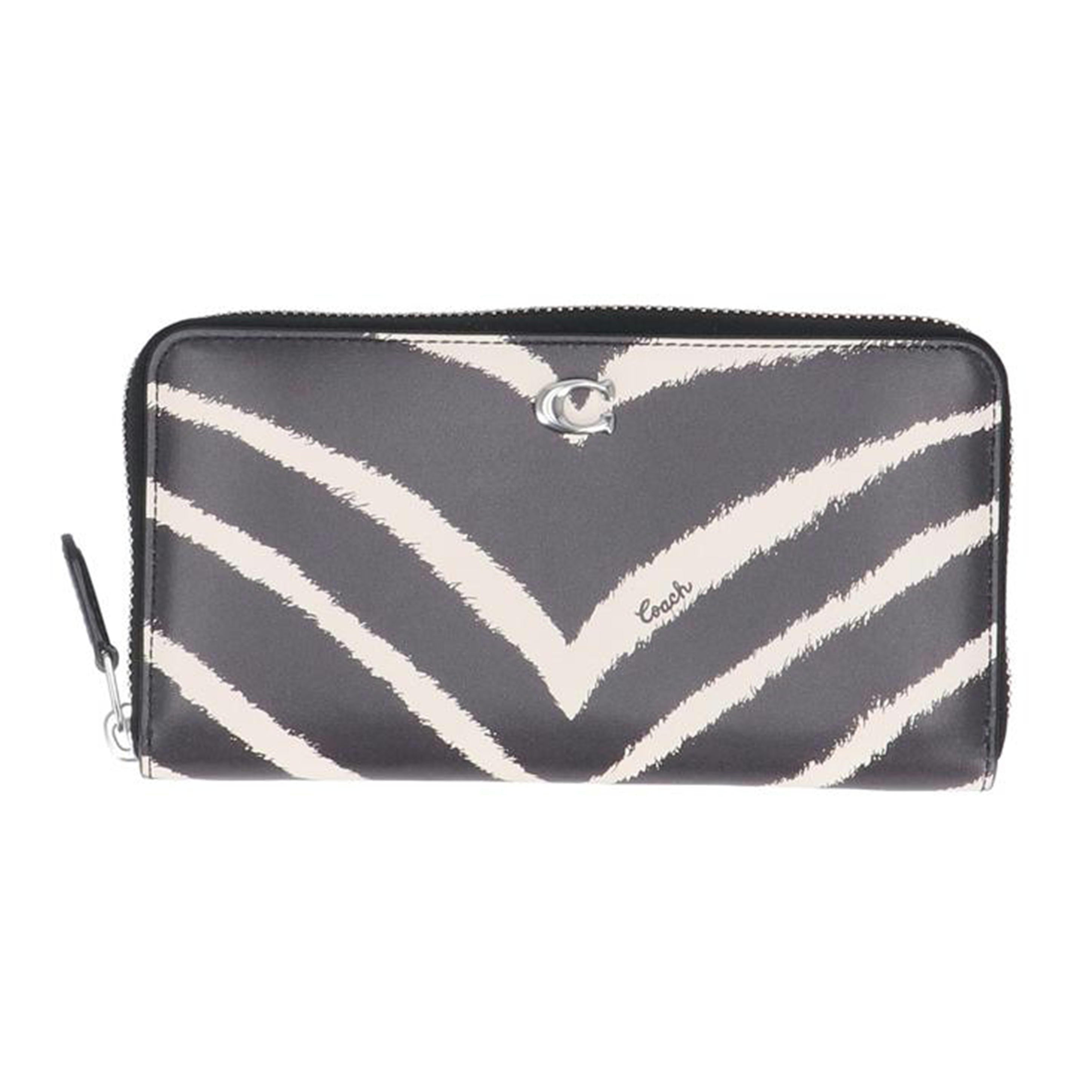 COACH コーチ/アコーディオンジップウォレット・ゼブラプリント/CM519 LHW8M//F23**/Aランク/09