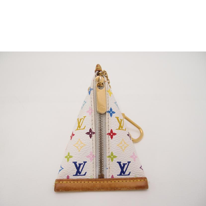 LOUIS VUITTON ルイヴィトン ビトン コインケース モノグラムマルチカラー キーリング付 白 レディース/ベルランゴ/マルチカラー/ブロン/M58028//SR0***/Bランク/69