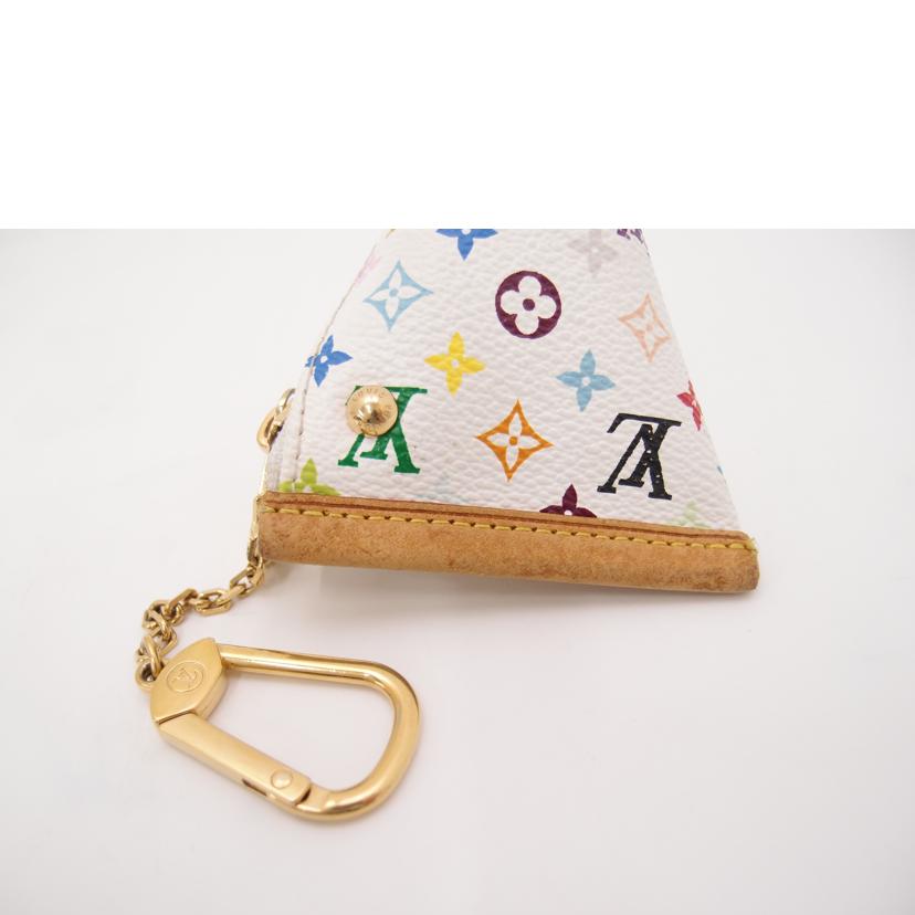 LOUIS VUITTON ルイヴィトン ビトン コインケース モノグラムマルチカラー キーリング付 白 レディース/ベルランゴ/マルチカラー/ブロン/M58028//SR0***/Bランク/69