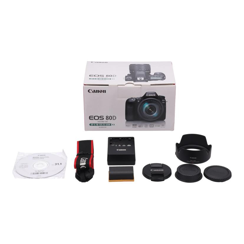 Canon キヤノン /デジタル一眼レンズキット/EOS 80D 18-135 レンズキット//381024002325/Bランク/67