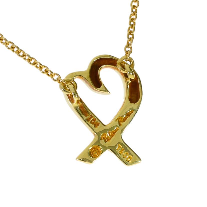 TIFFANY&Co. ティファニー/750ラビングハートネックレス//Aランク/93