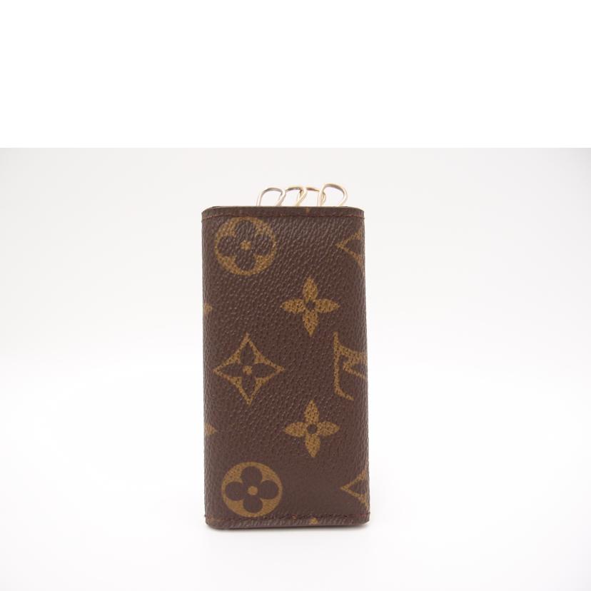 LOUIS VUITTON ルイ・ヴィトン ビトン 4連キーケース 茶 レディース メンズ/ミュルティクレ4/モノグラム/M62631//TH0***/ABランク/69