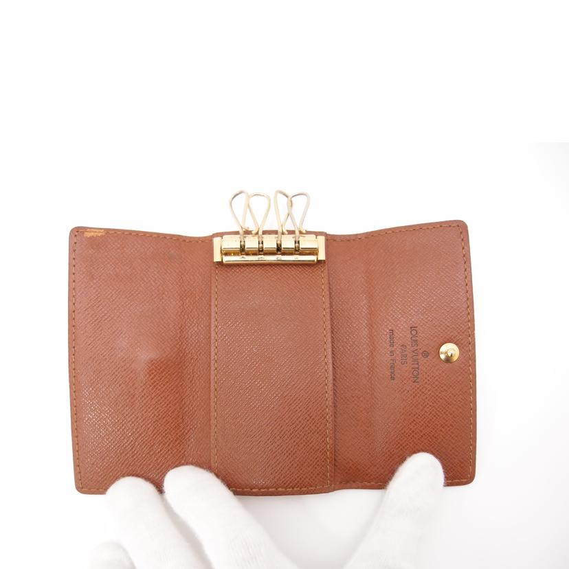 LOUIS VUITTON ルイ・ヴィトン ビトン 4連キーケース 茶 レディース メンズ/ミュルティクレ4/モノグラム/M62631//TH0***/ABランク/69