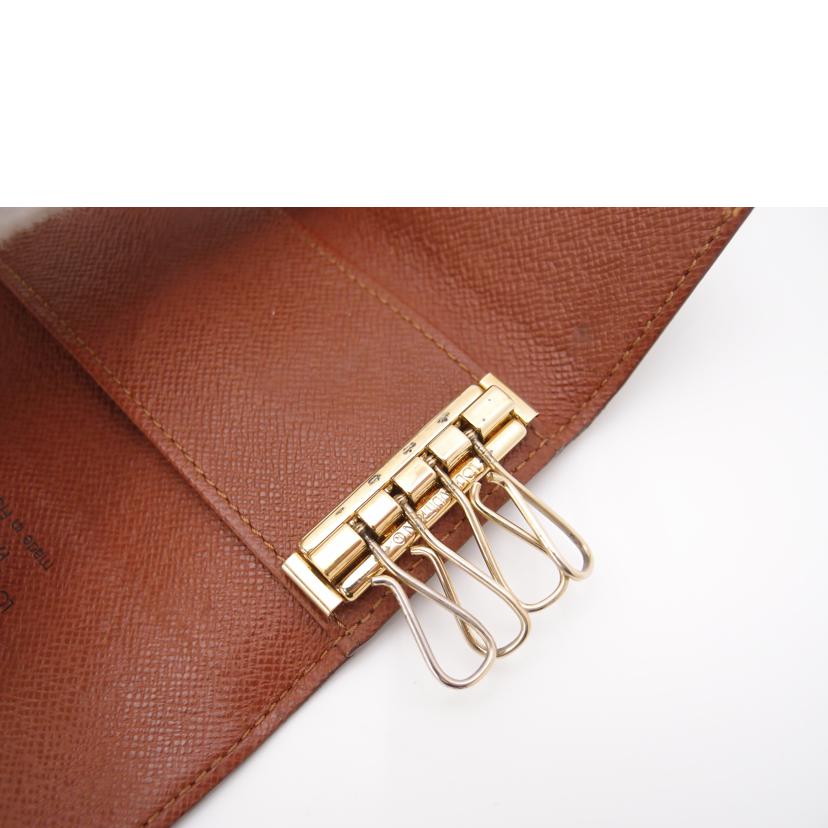 LOUIS VUITTON ルイ・ヴィトン ビトン 4連キーケース 茶 レディース メンズ/ミュルティクレ4/モノグラム/M62631//TH0***/ABランク/69