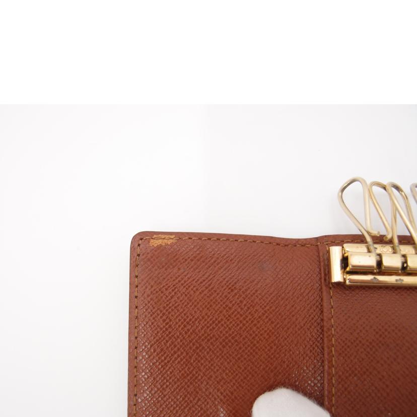 LOUIS VUITTON ルイ・ヴィトン ビトン 4連キーケース 茶 レディース メンズ/ミュルティクレ4/モノグラム/M62631//TH0***/ABランク/69