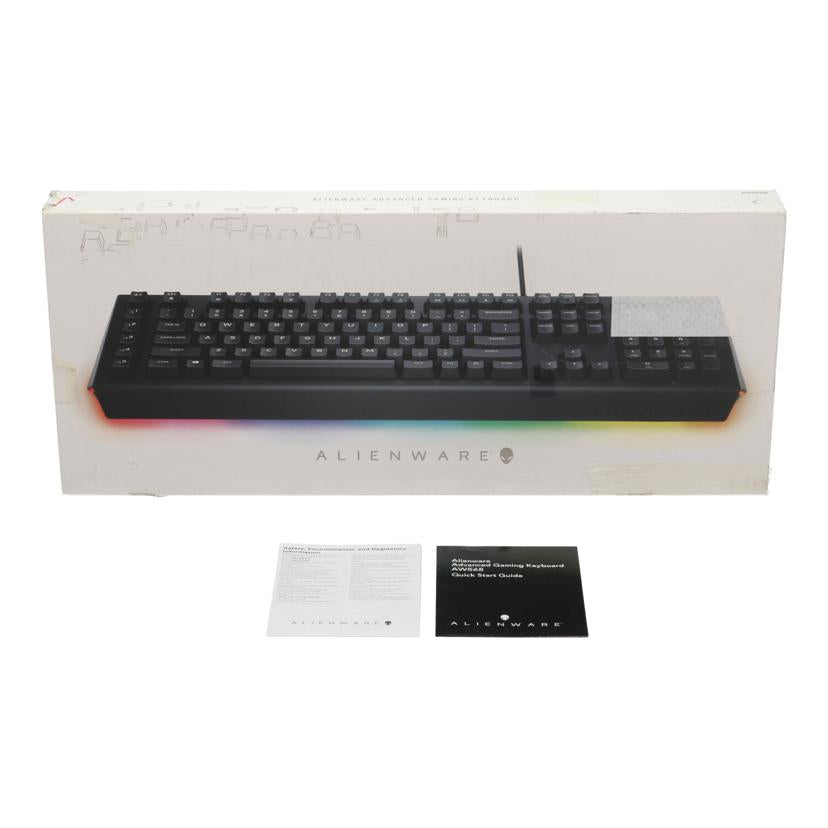 DELL ALIENWARE デル エイリアンウェア /ゲーミングキーボード/AW568-BK-JPN//CN0RK7CYCH40078200UX/Bランク/69