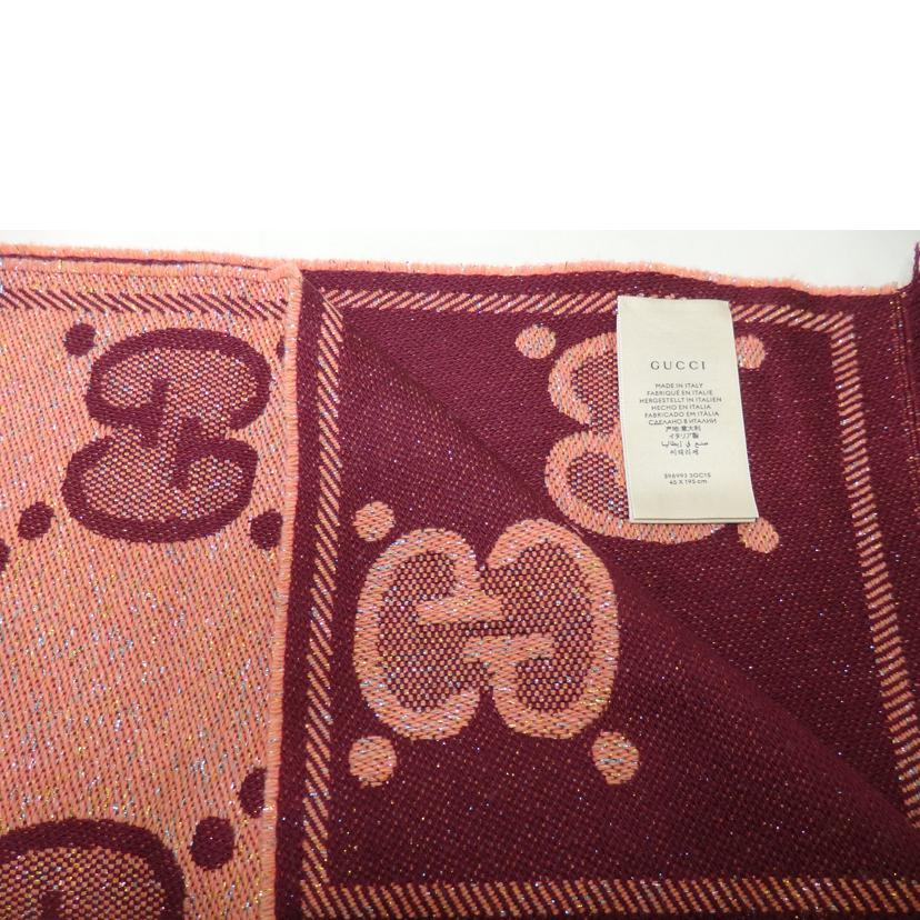 GUCCI グッチ/◇GG柄/ラメジャガード/マフラー/ストール/598993//3GC**/Aランク/84