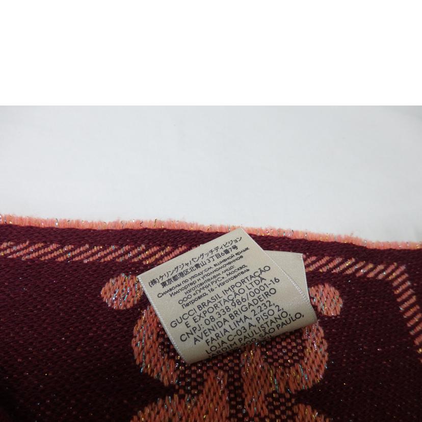 GUCCI グッチ/◇GG柄/ラメジャガード/マフラー/ストール/598993//3GC**/Aランク/84