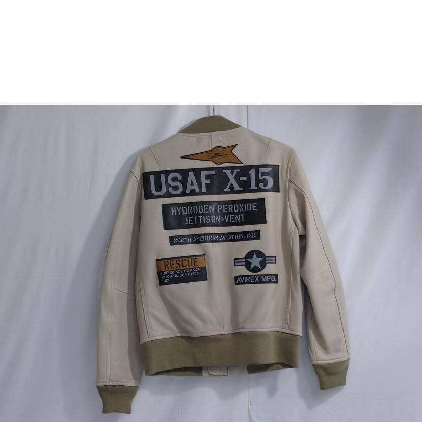 AVIREX アビレックス/X-15 レザーフライトジャケット//Bランク/52