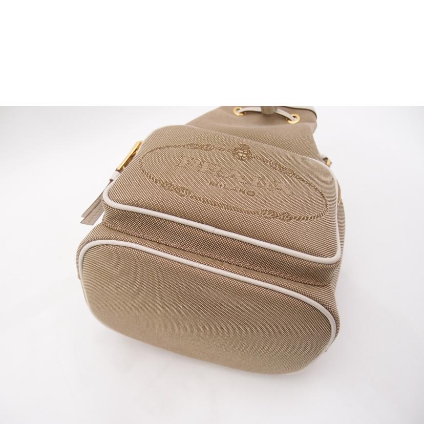 PRADA プラダ/ロゴジャガード2wayショルダー/ホワイト/1BH097//158/SAランク/69