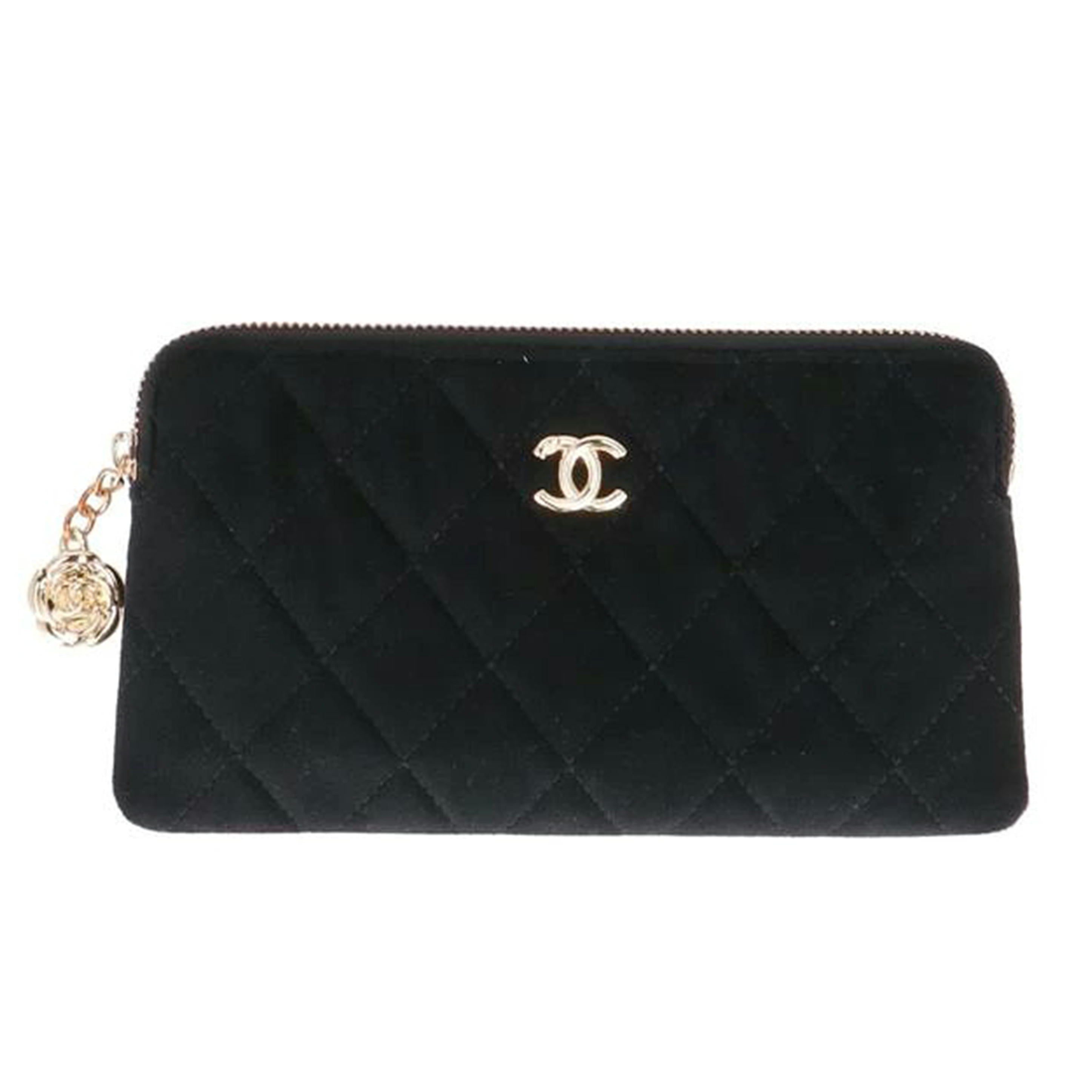 CHANEL シャネル/ベロアキルティングポ-チ/ノベルティ品//Aランク/40